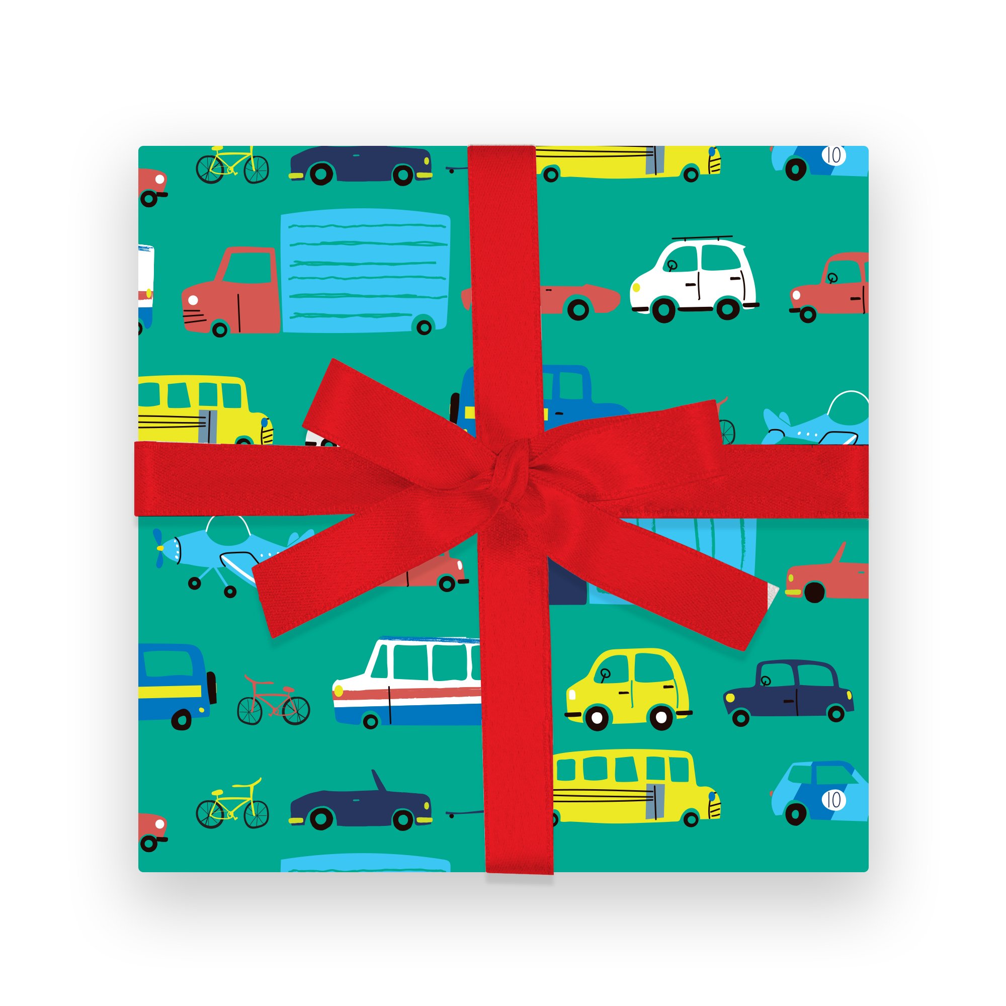 Gift Wrap - Cars and Trucks All Occasion Wrapping Paper | Sea Urchin Studio